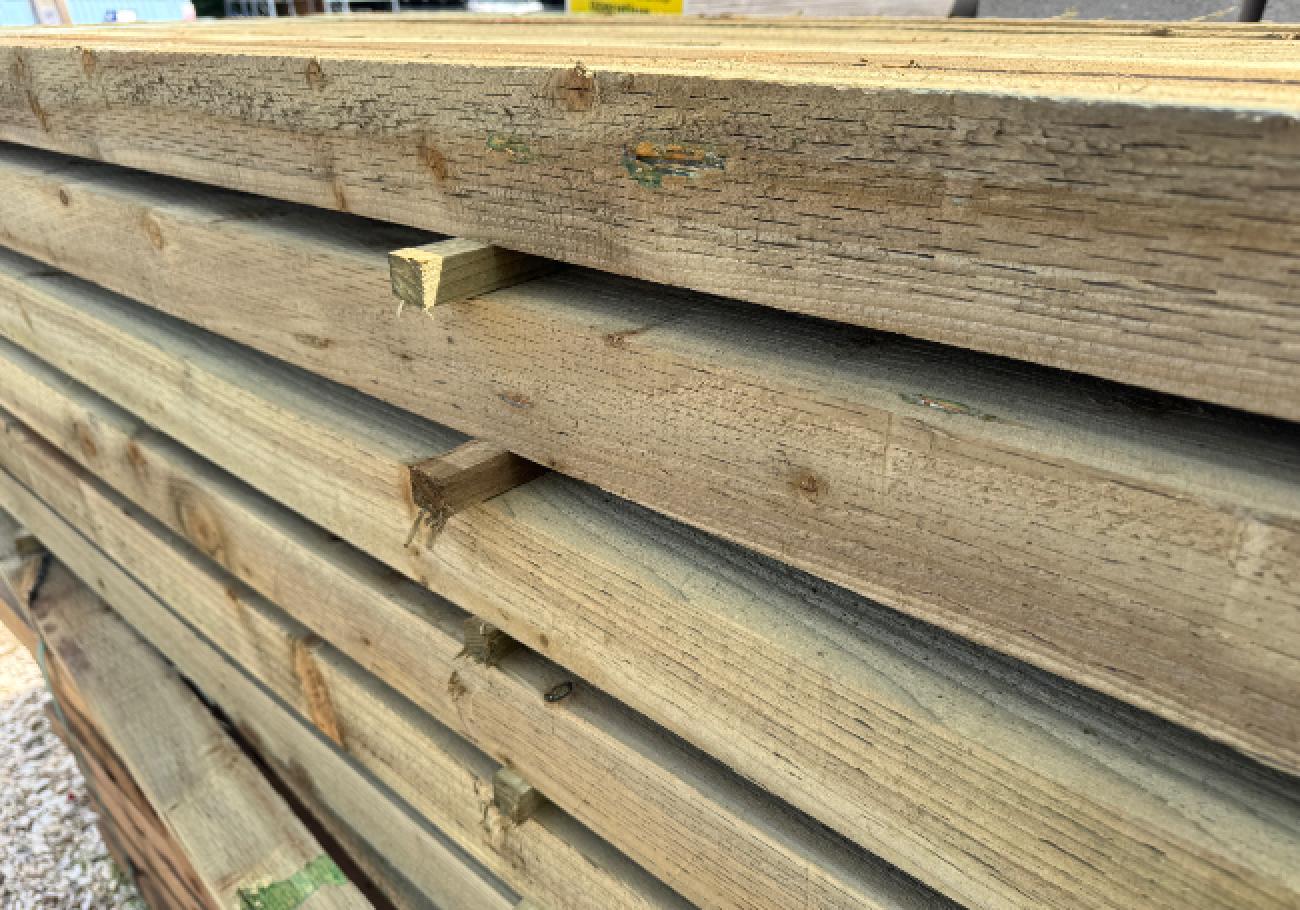 100mm Green Timber Fence Posts