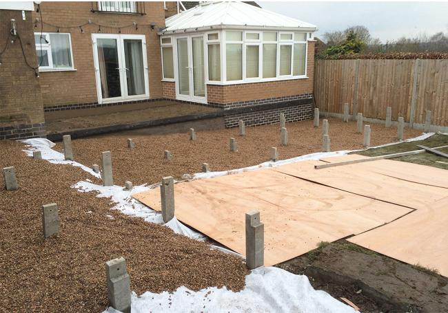 100mm Concrete Deck Post