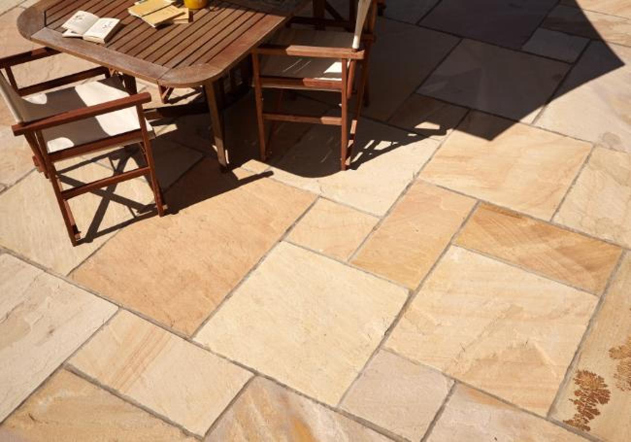 AWBS Desert Sand Sandstone 15.30m² Paving Pack
