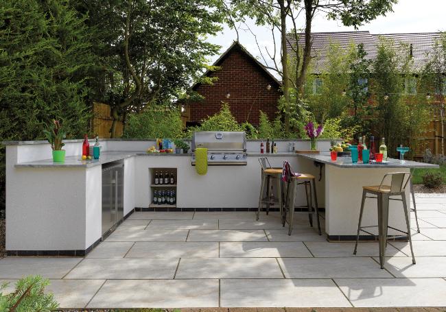 Pavestone Dolomite Dust Porcelain Paving Slabs 1000x500mm Pavestone Dolomite Dust Porcelain Paving Slabs 1000x500mm