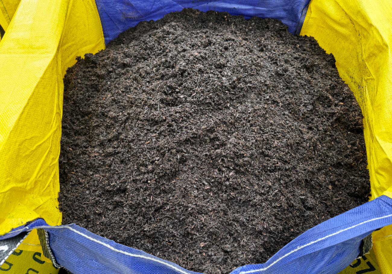 Melcourt Composted Fine Bark Mulch Jumbo Bulk Bag Melcourt Composted Fine Bark Mulch Jumbo Bulk Bag