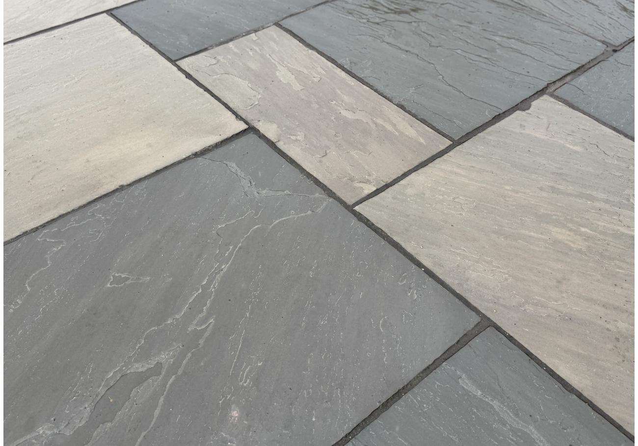 AWBS Stone Grey Sandstone 15.22m² Paving Pack