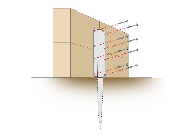 Perry SleeperSecure Straight Double Support Spike