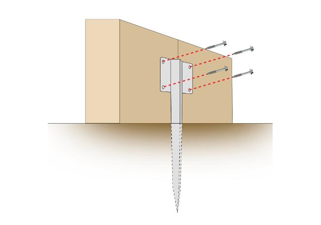 Perry SleeperSecure Straight Single Support Spike