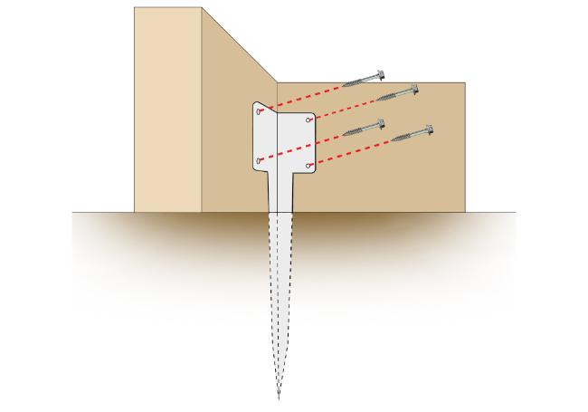 Perry SleeperSecure Corner Single Support Spike