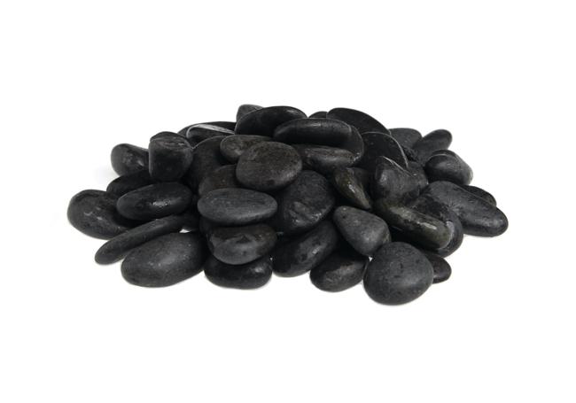 Polished Black Pebbles