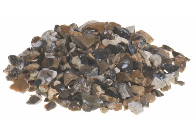 20mm Black and White Flint
