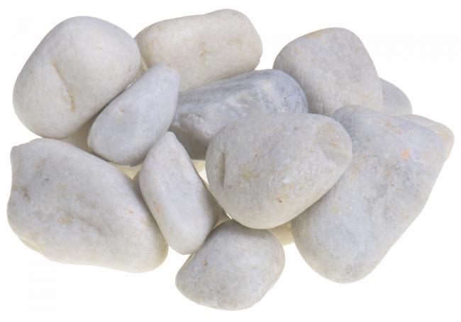 Large 40 90mm White Cobbles In Small, Large Decorative Garden Stones Uk