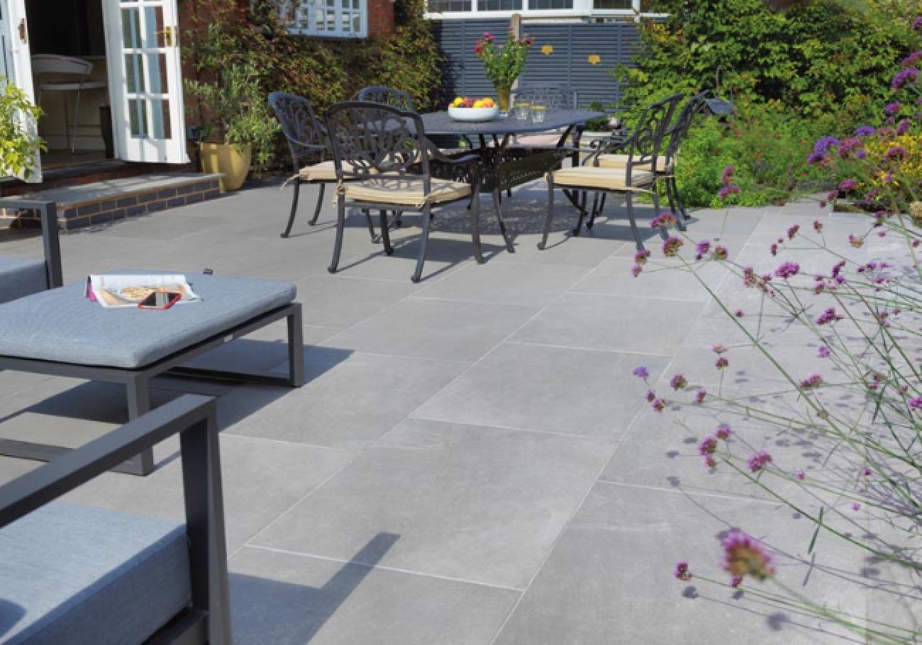 Pavestone Amalfi Gris Porcelain Paving 900x600mm Pavestone Amalfi Gris Porcelain Paving 900x600mm