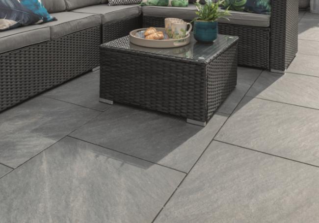 Bradstone Mode Profiled Dark Grey Porcelain 18.36m² Pack