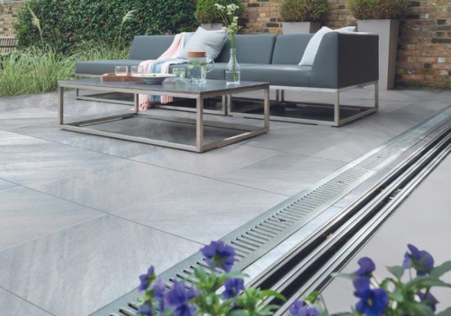 Bradstone Mode Profiled Silver Grey Porcelain 18.36m² Pack