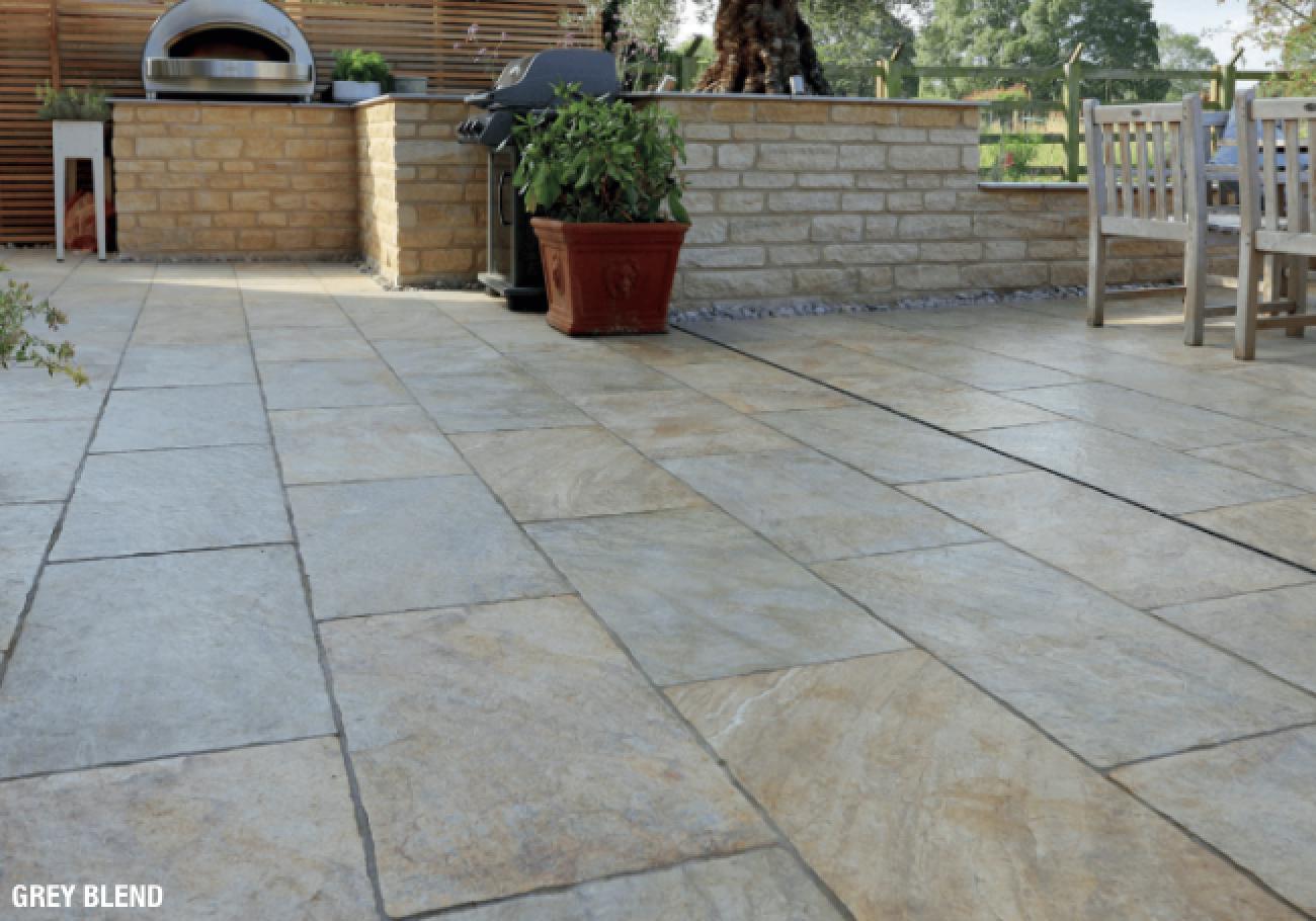 Bradstone Romeli Porcelain Paving Slabs 800x400mm Bradstone Romeli Porcelain Paving Slabs 800x400mm