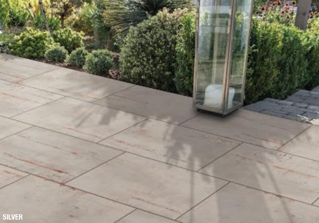 Bradstone Metallics Porcelain Paving Slabs 900x600mm