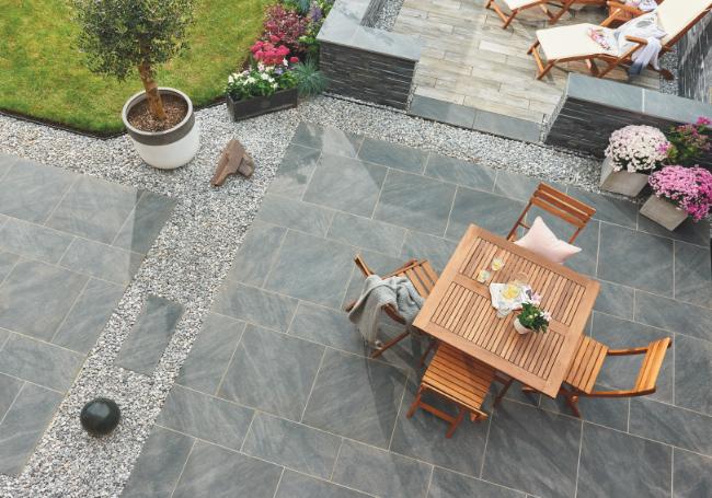 Bradstone Mode Profiled Dark Grey Porcelain 18.36m² Pack