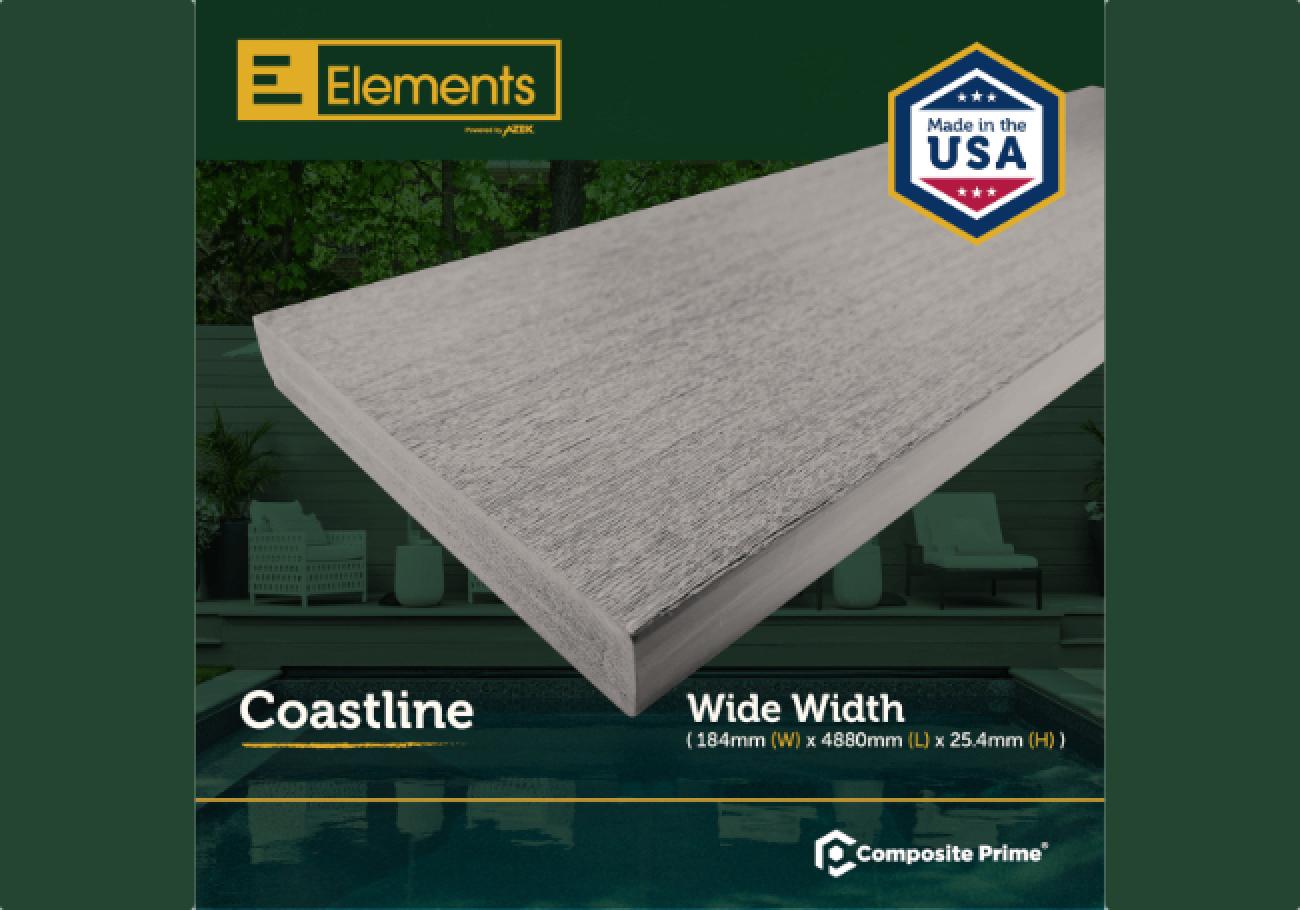 Composite Prime Elements Composite Decking Boards Coastline