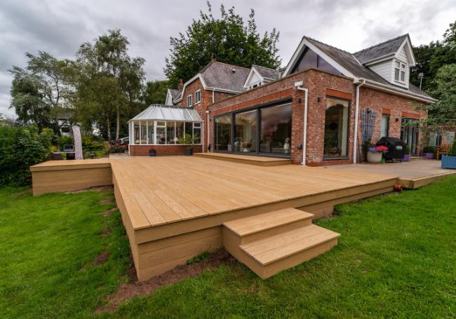 Composite Prime Redux Composite Decking Boards Fawn