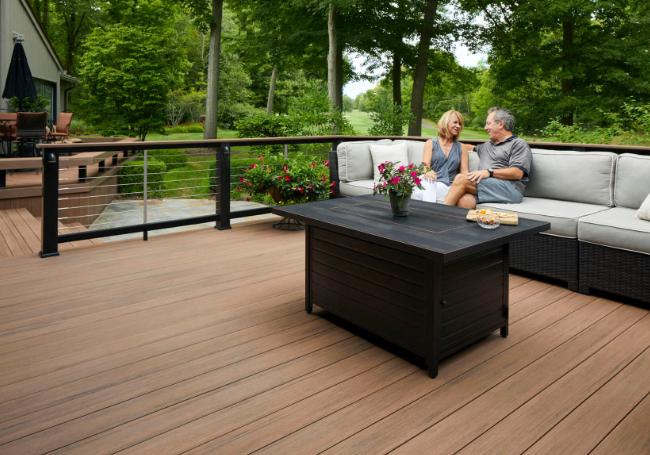 Composite Prime Elements Composite Decking English Walnut