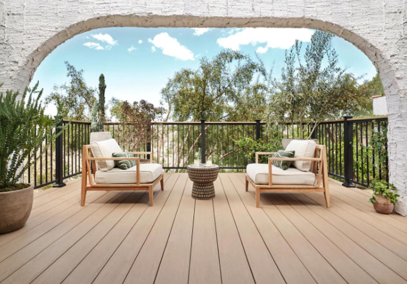 Composite Prime Elements Composite Decking Boards Weathered Teak