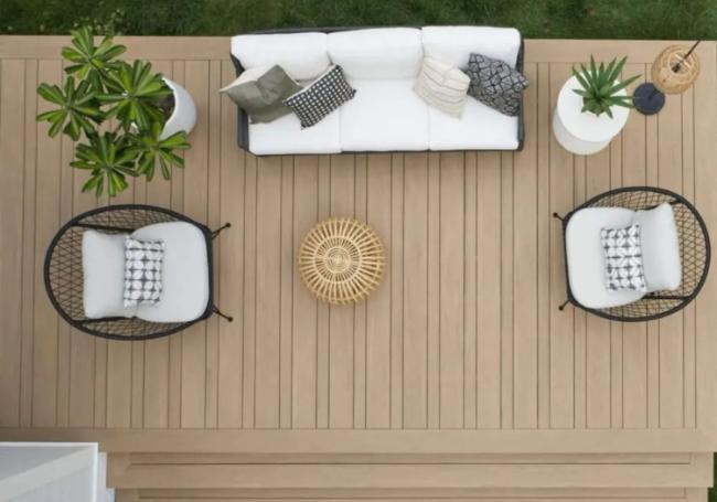 Composite Prime Elements Composite Decking Weathered Teak