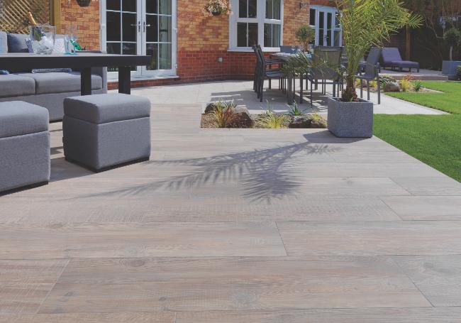 Pavestone Crosswood Buff Porcelain 1200x300mm