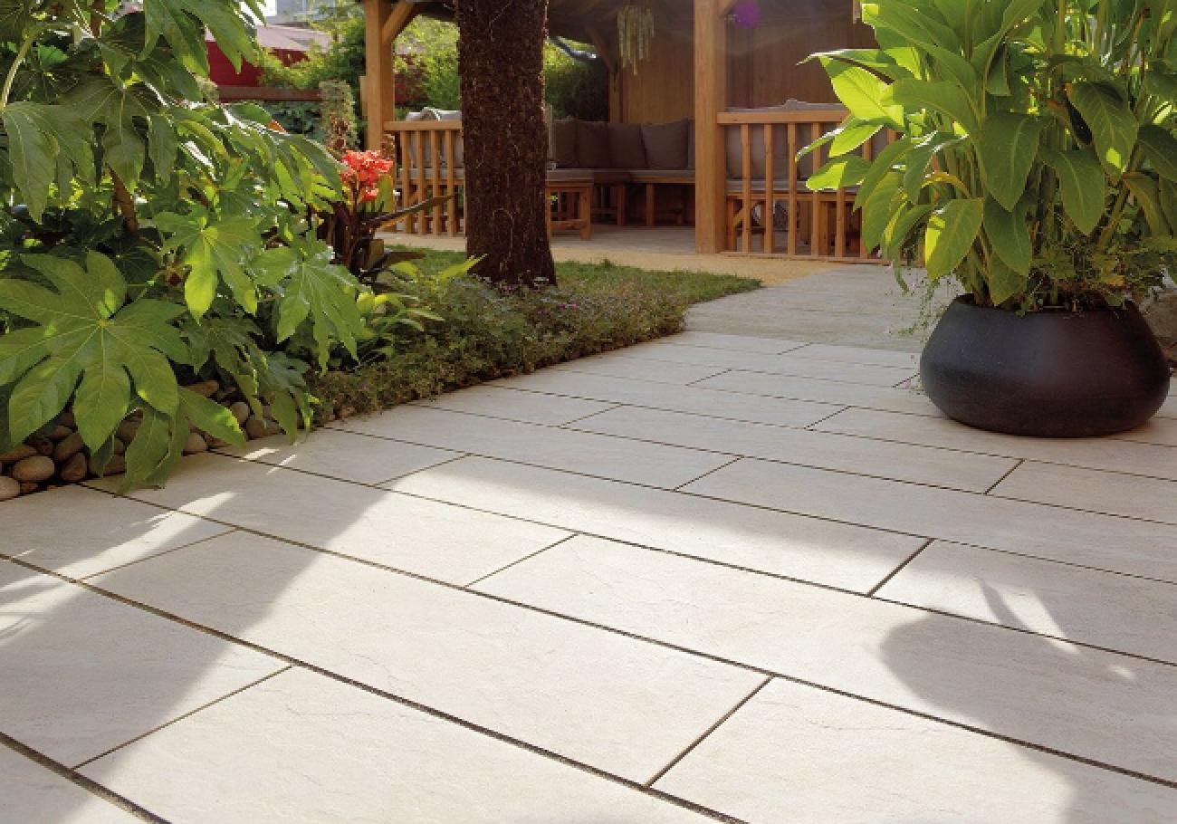 Pavestone Dolomite Dust Porcelain Paving Slabs 1000x500mm
