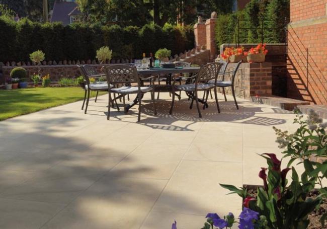 Pavestone Dolomite French Limestone Porcelain Paving 1000x500mm