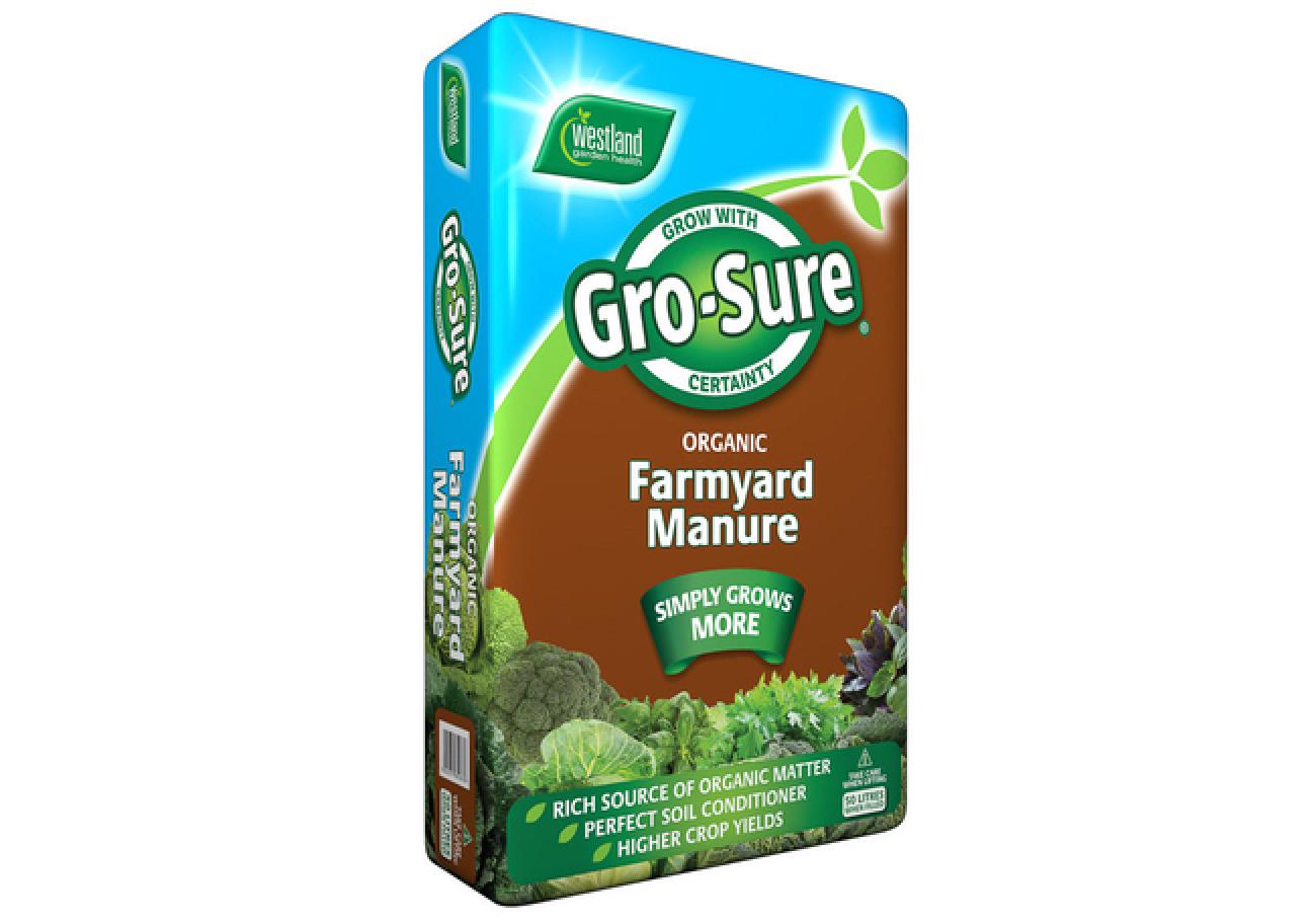 Westland Gro-Sure Farmyard Manure 50 Litre Bag Westland Gro-Sure Farmyard Manure 50 Litre Bag