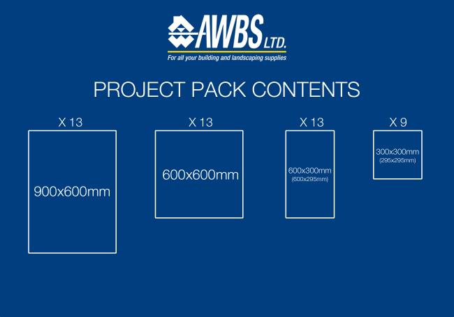 AWBS Brazilian Slate 15.28m² Pack