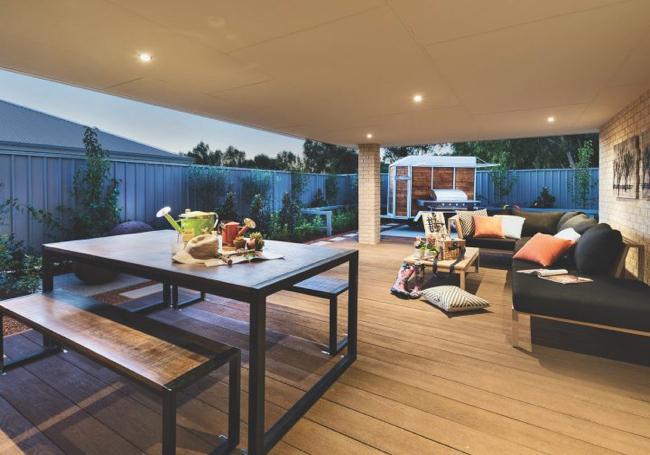 Millboard Enhance Grain Composite Decking Coppered Oak