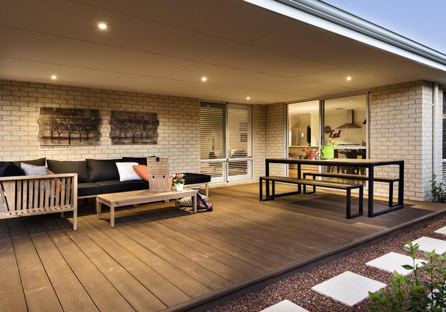 Millboard Enhance Grain Composite Decking Coppered Oak