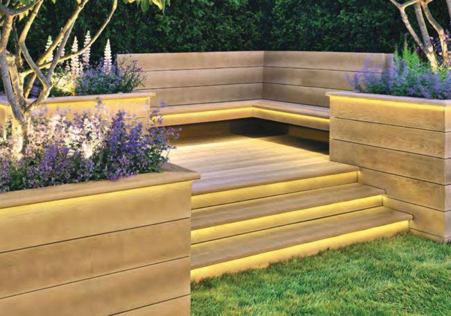 Millboard Enhance Grain Composite Decking Golden Oak