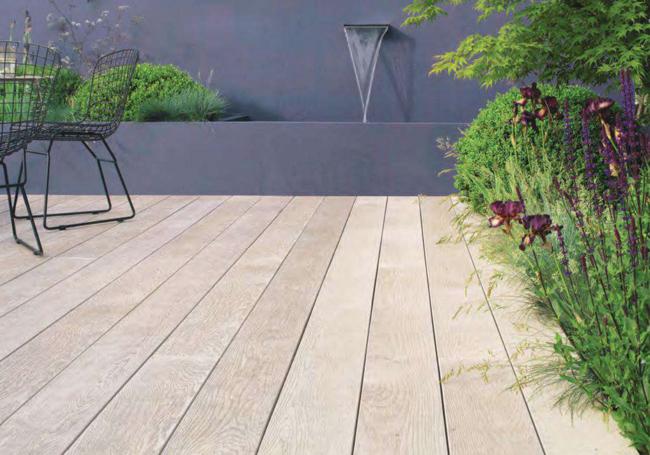 Millboard Enhance Grain Composite Decking Limed Oak