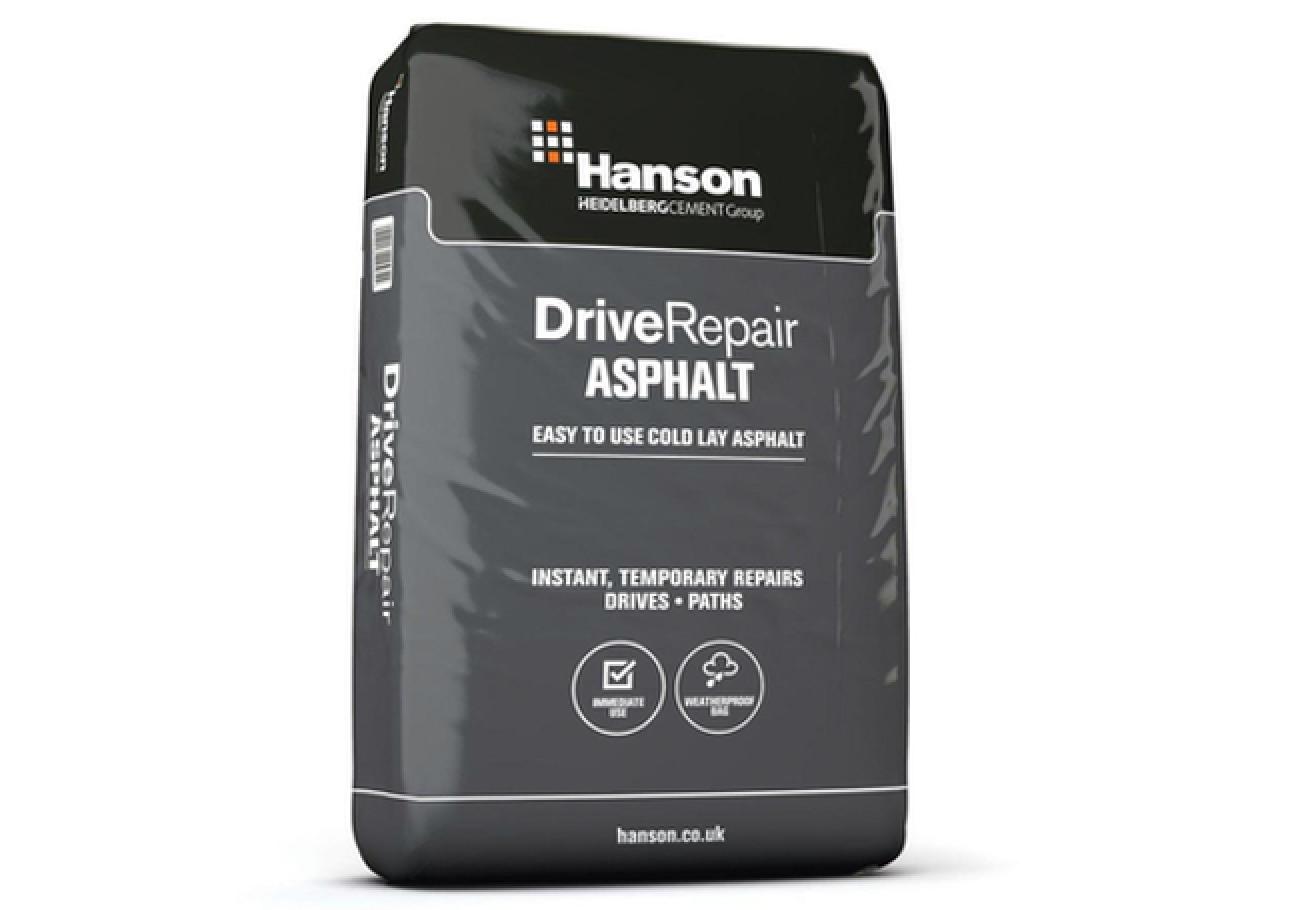 Hanson Macadam Drive Repair Tarmac 25kg Bag