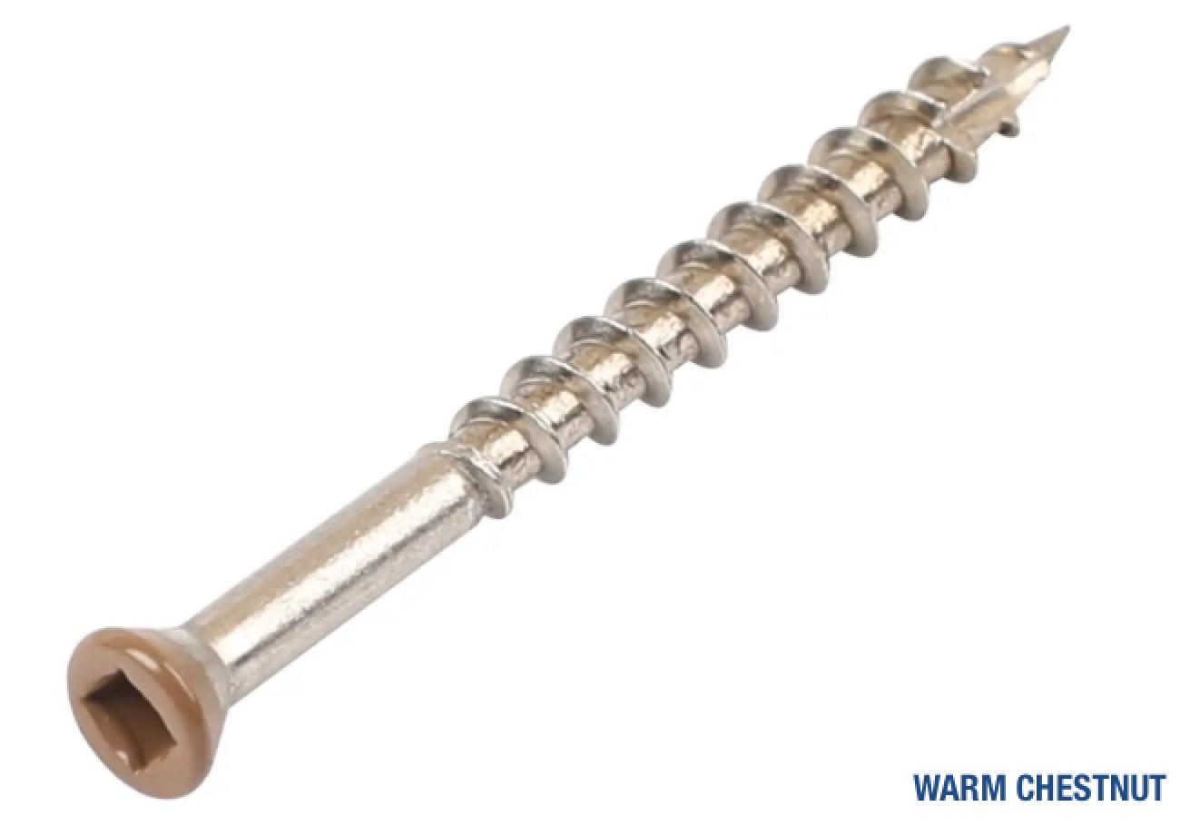 NewTechWood Coloured Head Decking Screws 100 Pack