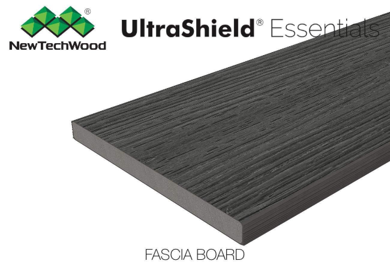 NewTechWood UltraShield Essentials Composite Decking Boards Silver Grey