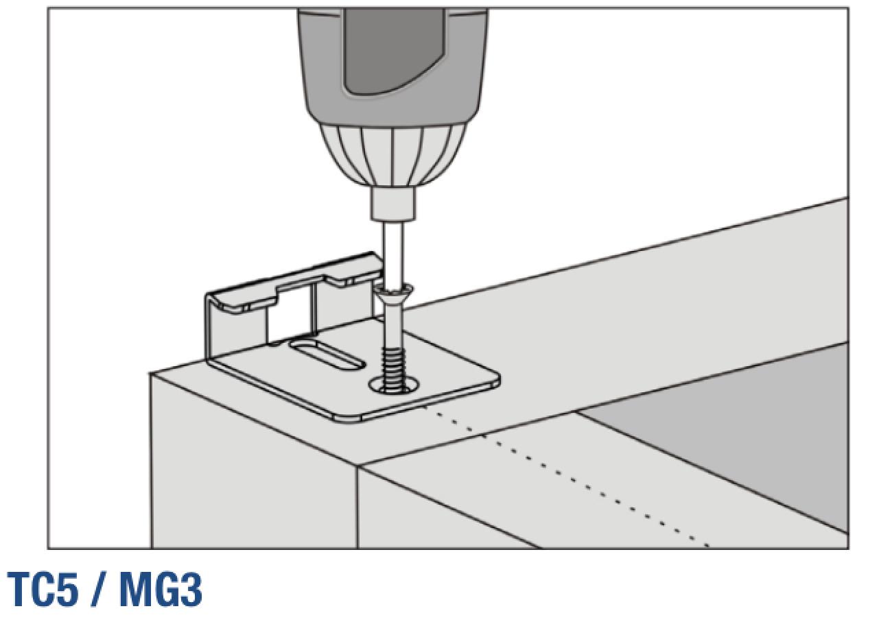 NewTechWood Composite Decking Fixing Clips 