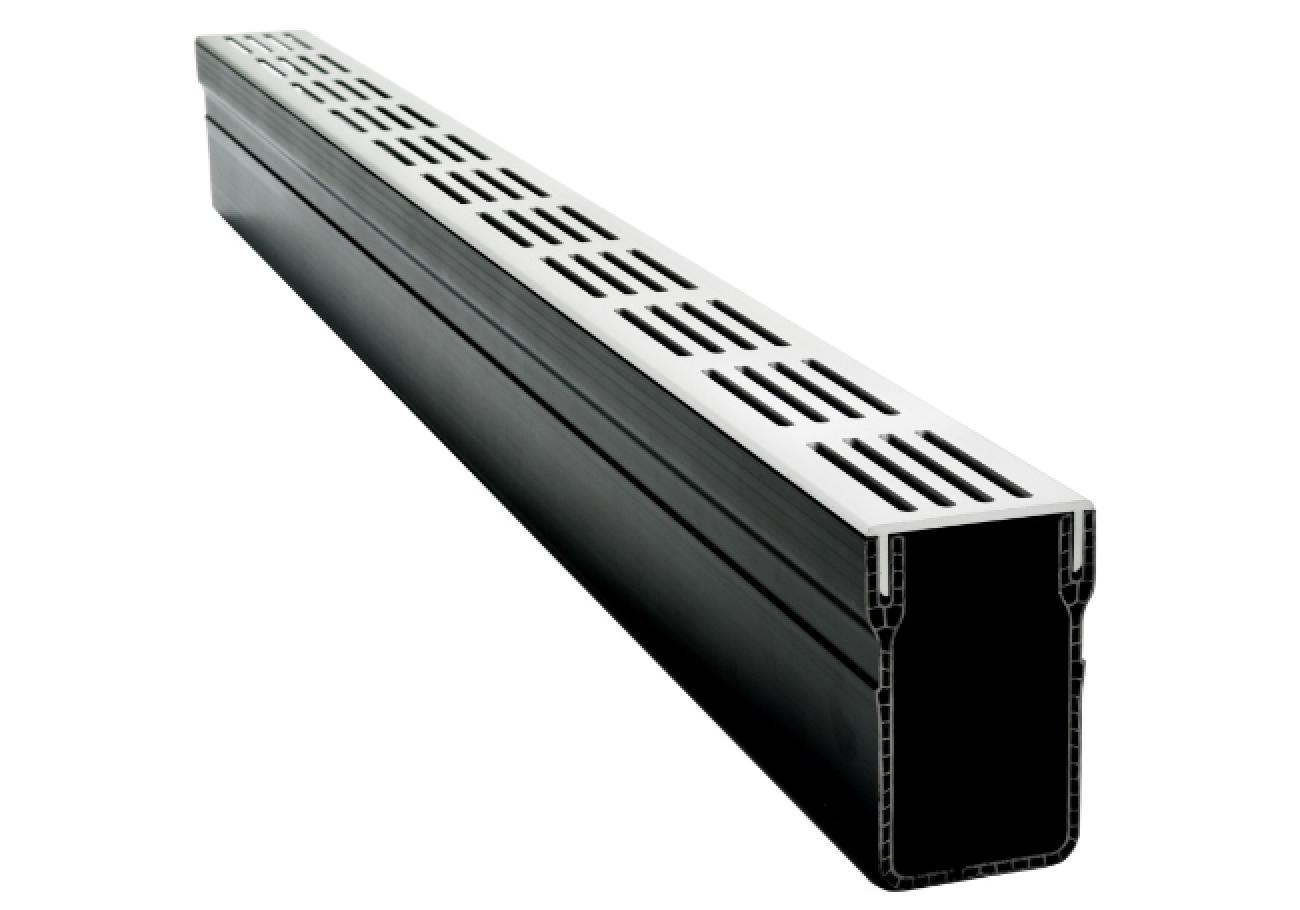 ACO Threshold Drainage Channel Aluminium ACO Threshold Drainage Channel Aluminium