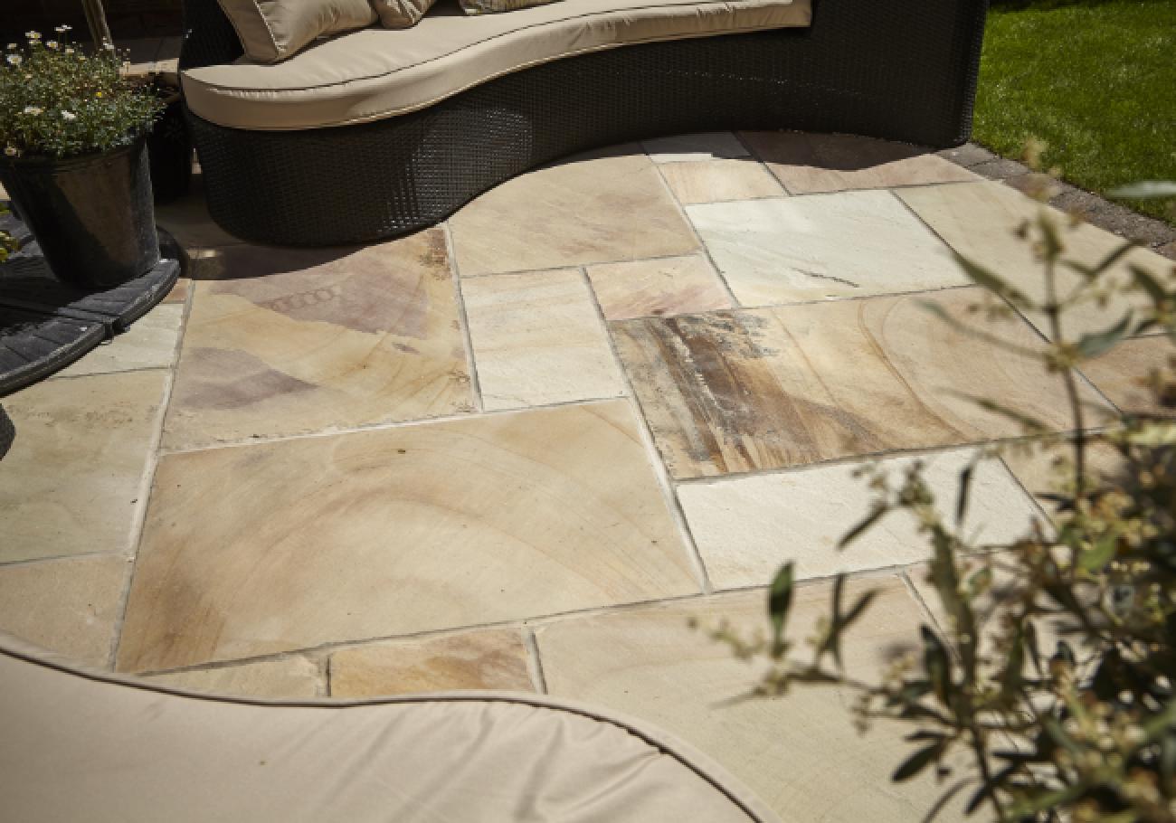 AWBS Desert Sand Sandstone 15.30m² Paving Pack