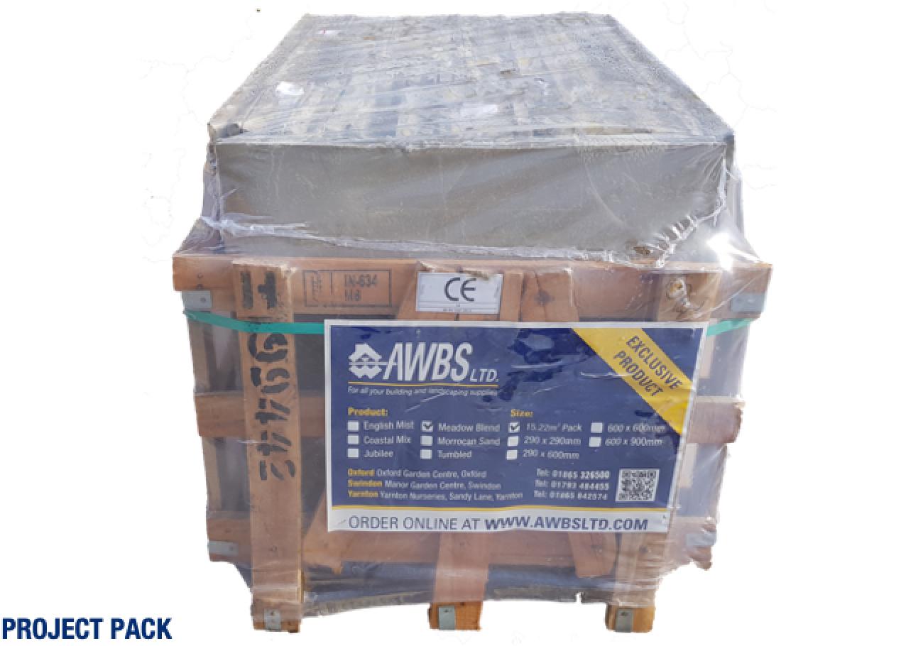 AWBS Stone Grey Sandstone 15.22m² Paving Pack