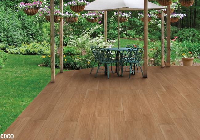 Pavestone Deckwood Porcelain Paving 1200x295mm