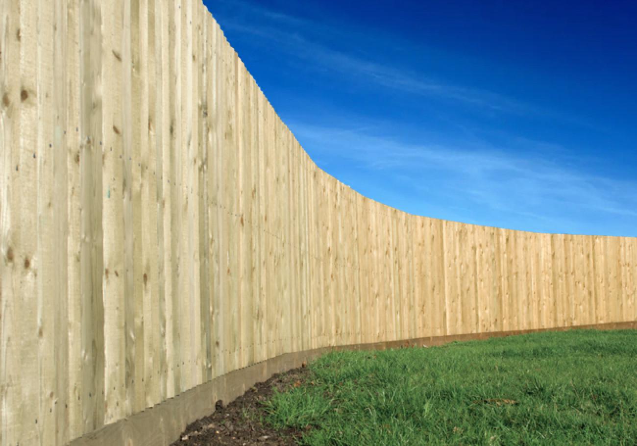 Complete 1.8 metre (6ft) Timber Feather Edge Fencing Kit