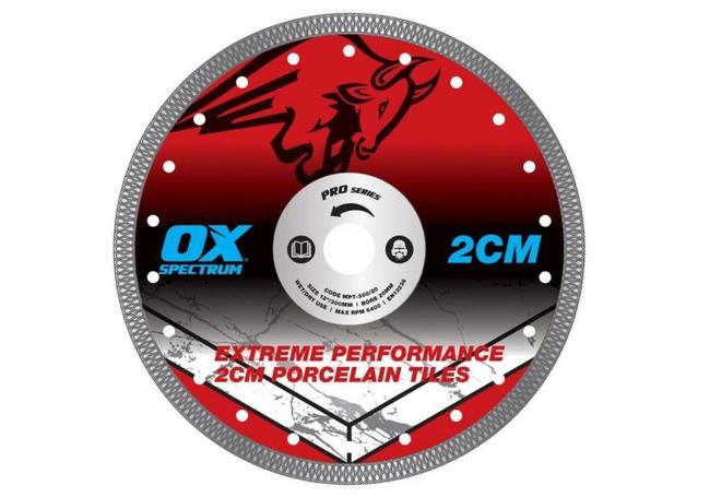 Ox Tools Spectrum Superior Pro 2CM Diamond Blade