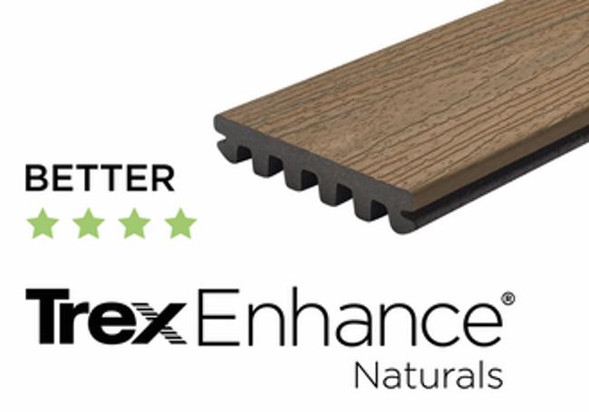 Trex Enhance Naturals Composite Decking Boards Foggy Wharf