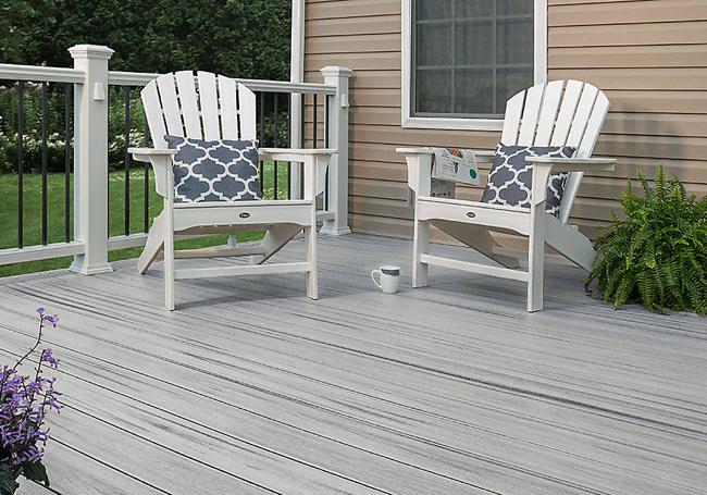 Trex Enhance Naturals Composite Decking Boards Foggy Wharf