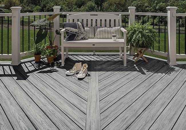 Trex Enhance Naturals Composite Decking Boards Foggy Wharf