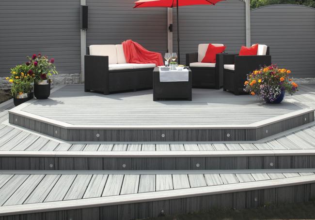 Trex Transcend Composite Decking Boards Island Mist