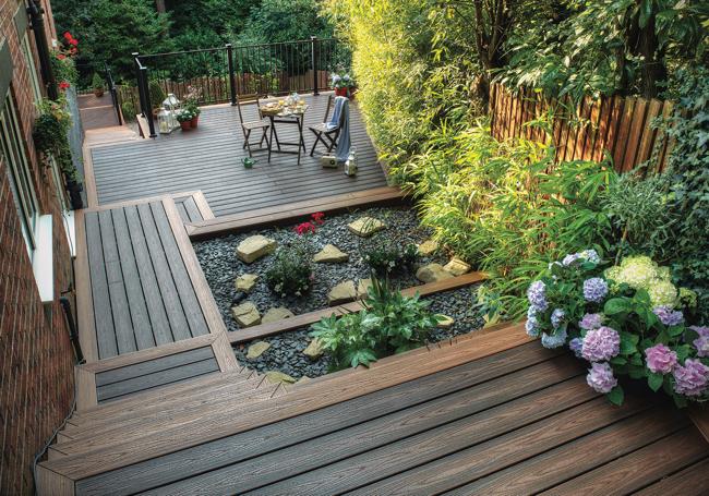 Trex Transcend Composite Decking Lava Rock