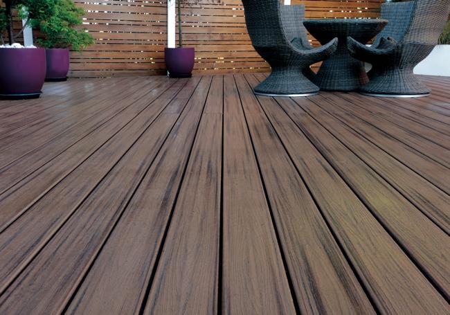 Trex Transcend Composite Decking Boards Spiced Rum