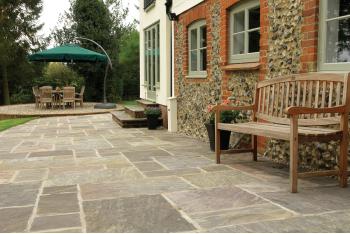 Natural sandstone paving from AWBS