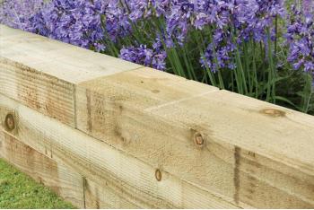 Wooden Sleepers Add Character and Style to Gardens